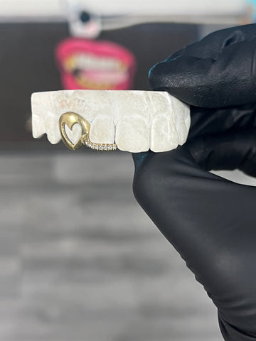 Heart Window with diamond Inlay Design