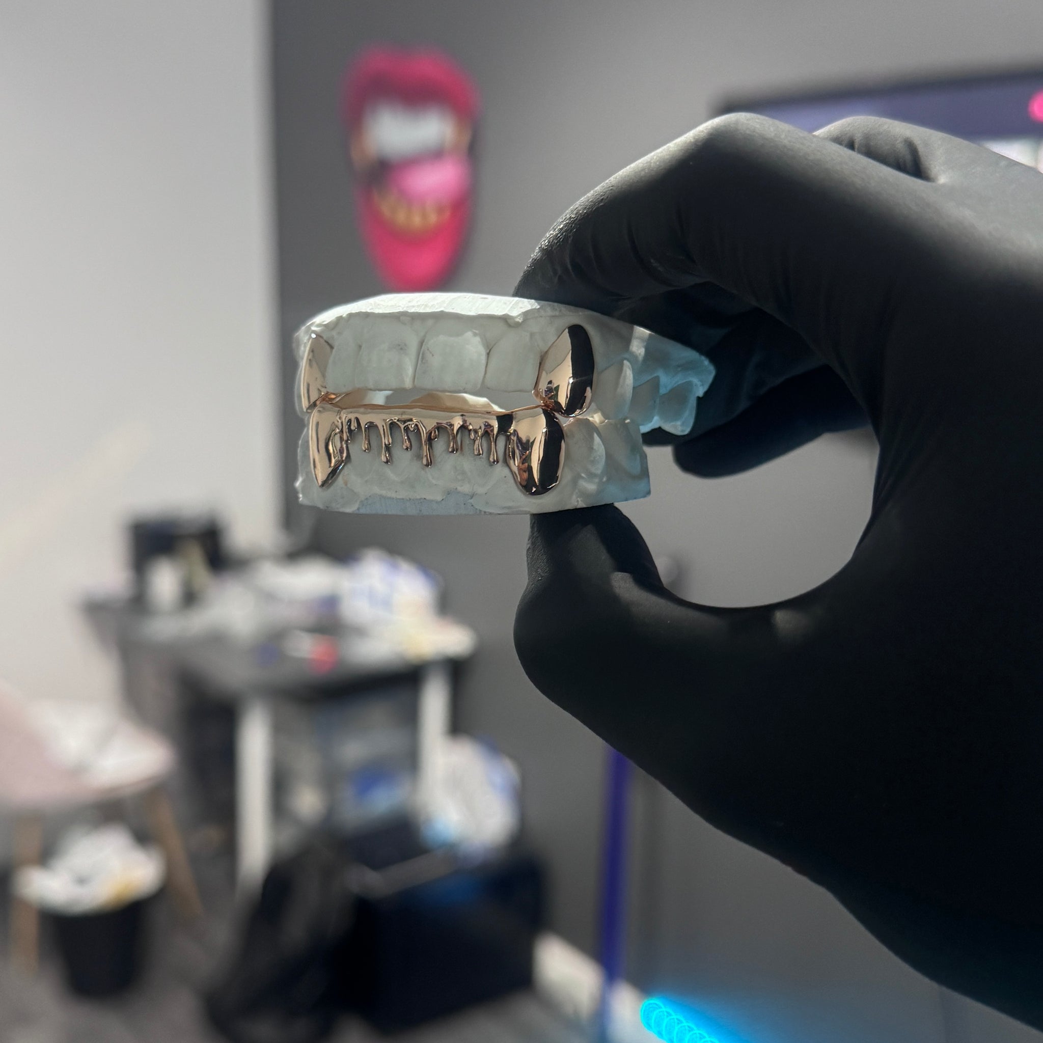 Drip Bar Design ( bottom teeth)