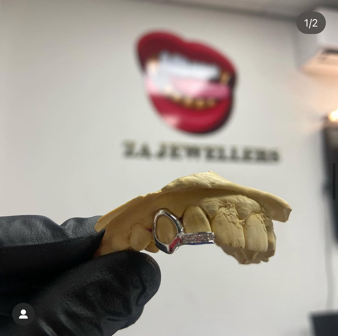 Window & diamond Inlay grillz